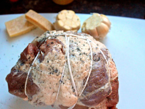Poached Pork Shoulder in Buttermilk & Garlic