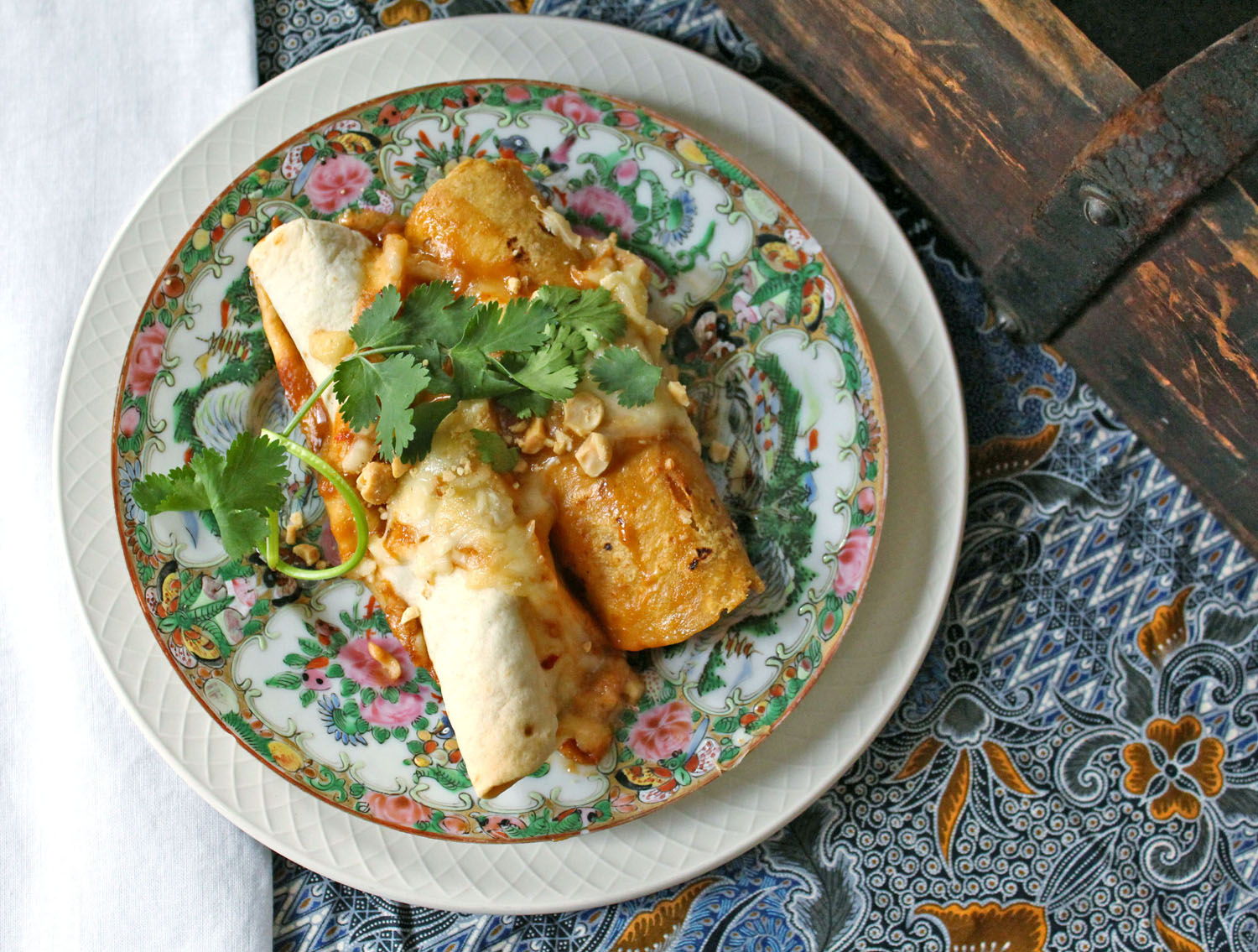 Thai Chicken Enchiladas