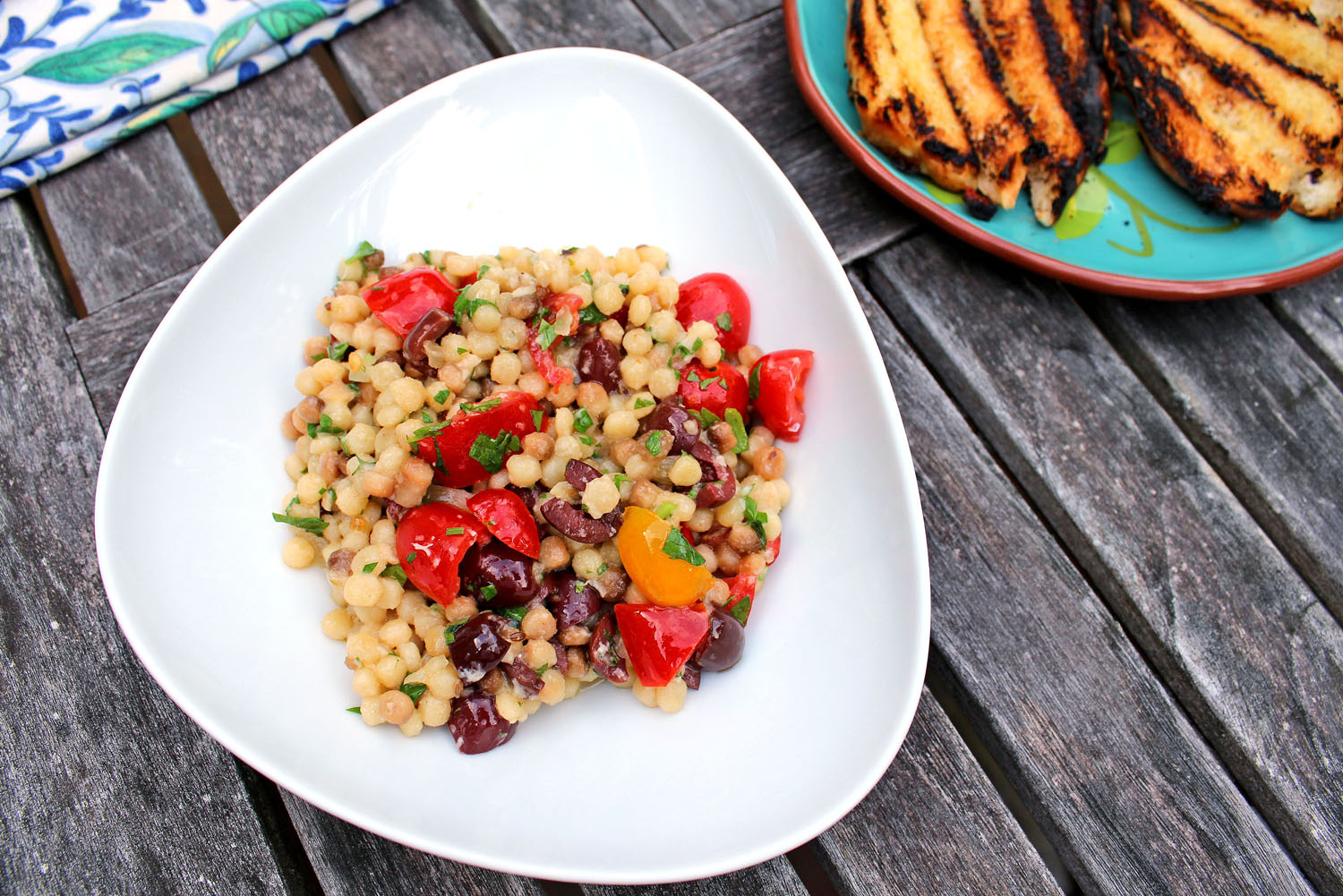 Fregola Sarda Pasta with Olives & Tomatoes