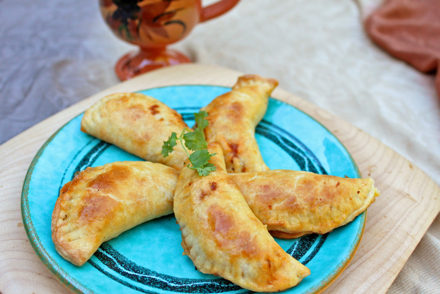 Roasted Pork Empanadas with Gruyere Cheese