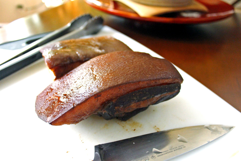 Sous Vide Pork Belly with Soy Ginger Glaze